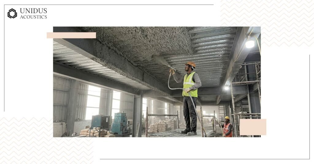 Sprayed Acoustic Ceilings in Commercial Buildings: Applications and Limitations 2 Spray-applied mineral fibre products