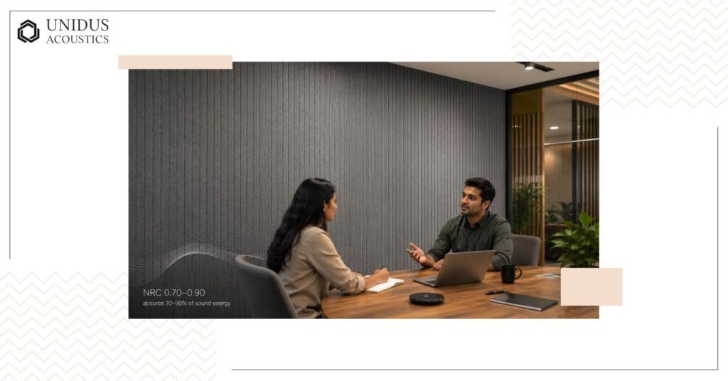 6 Reasons Architects Specify Sound Deadening Wall Panels Over Standard Ones 2 Standard Wall Finishes Reflect Sound Instead of Managing It