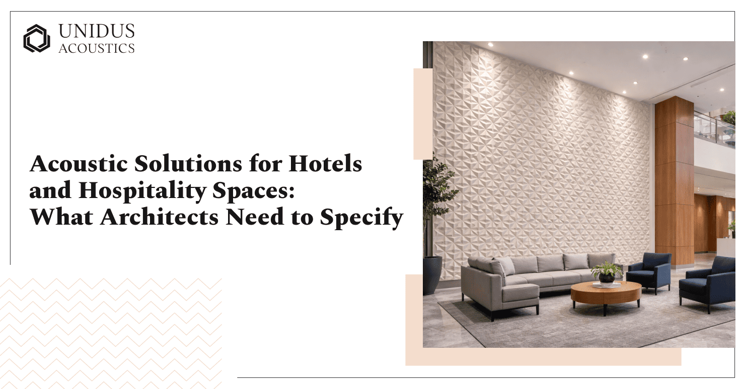Home 20 Acoustic Solutions for Hotels and Hospitality Spaces