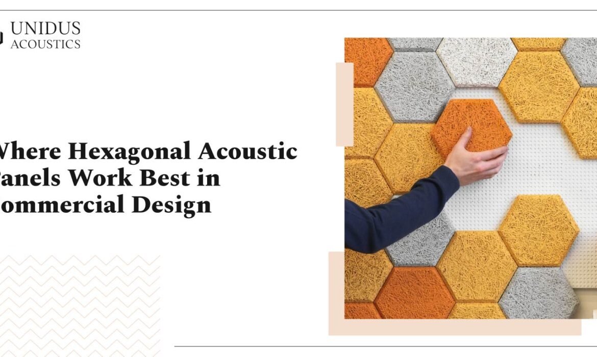 Where Hexagonal Acoustic Panels Work Best in Commercial Design 4 Hexagonal Acoustic Panels