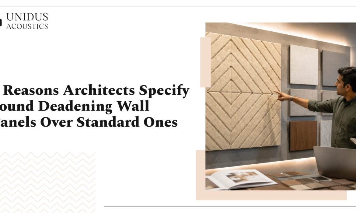 Sound Deadening Wall Panels