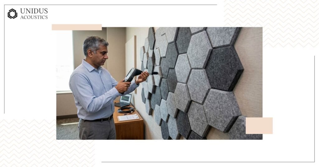 hexagonal geometry sound absorption