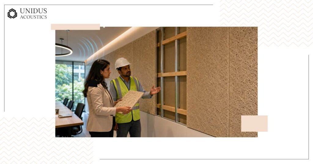 8 Things to Check Before You Specify Wood Wool Acoustic Panels 2 Confirm Which Mounting Condition Backs The NRC Number