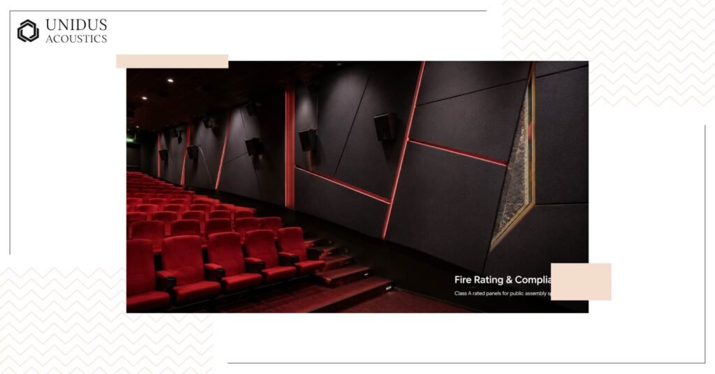 Acoustic Treatment for Cinemas and Auditoriums in India: A Complete Guide 6 Fire Rating Requirements
