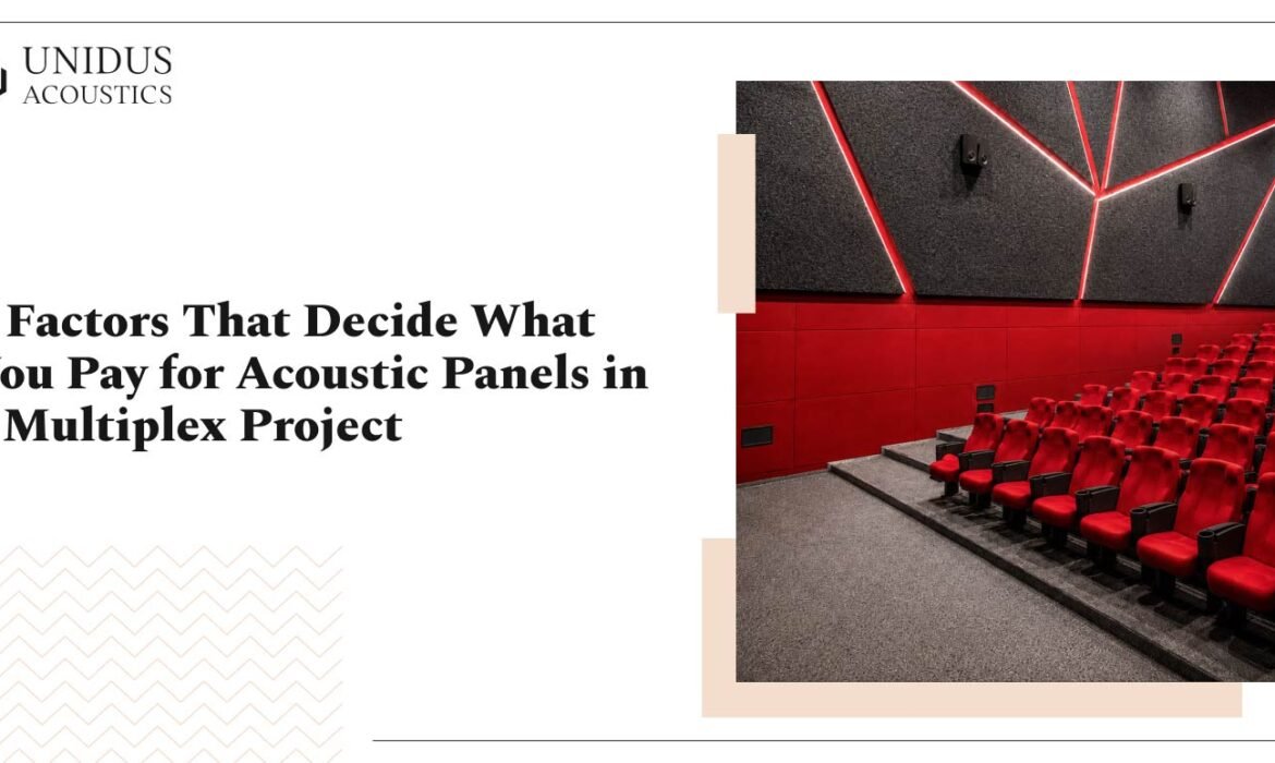 acoustic panels for multiplex project