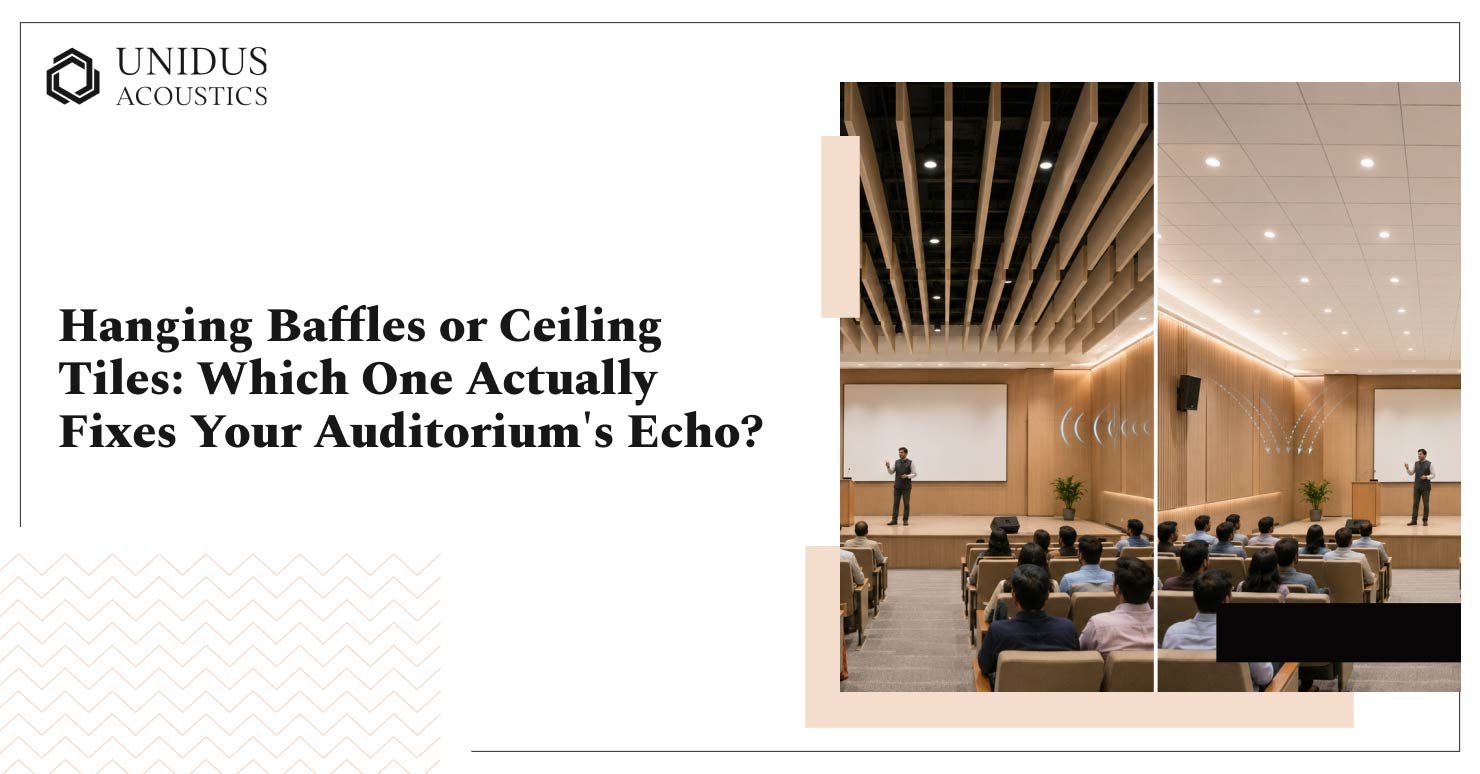Hanging Baffles or Ceiling Tiles for Auditoriums