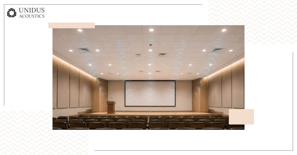 Hanging Baffles or Ceiling Tiles: Which One Actually Fixes Your Auditorium's Echo? 4 What Ceiling Tiles Actually Do