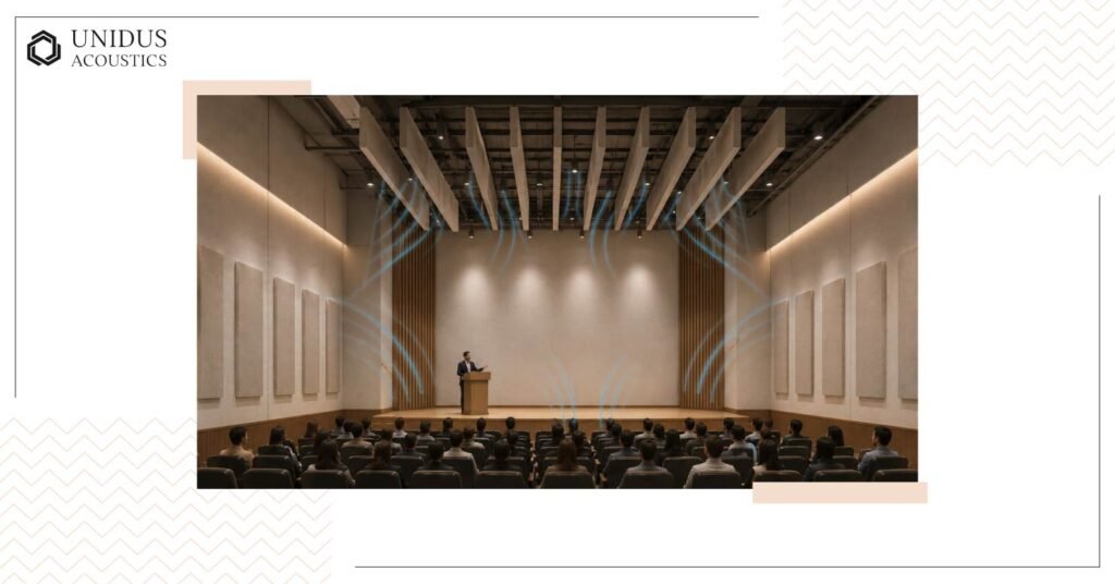 Hanging Baffles or Ceiling Tiles: Which One Actually Fixes Your Auditorium's Echo? 3 What Hanging Baffles Actually Do