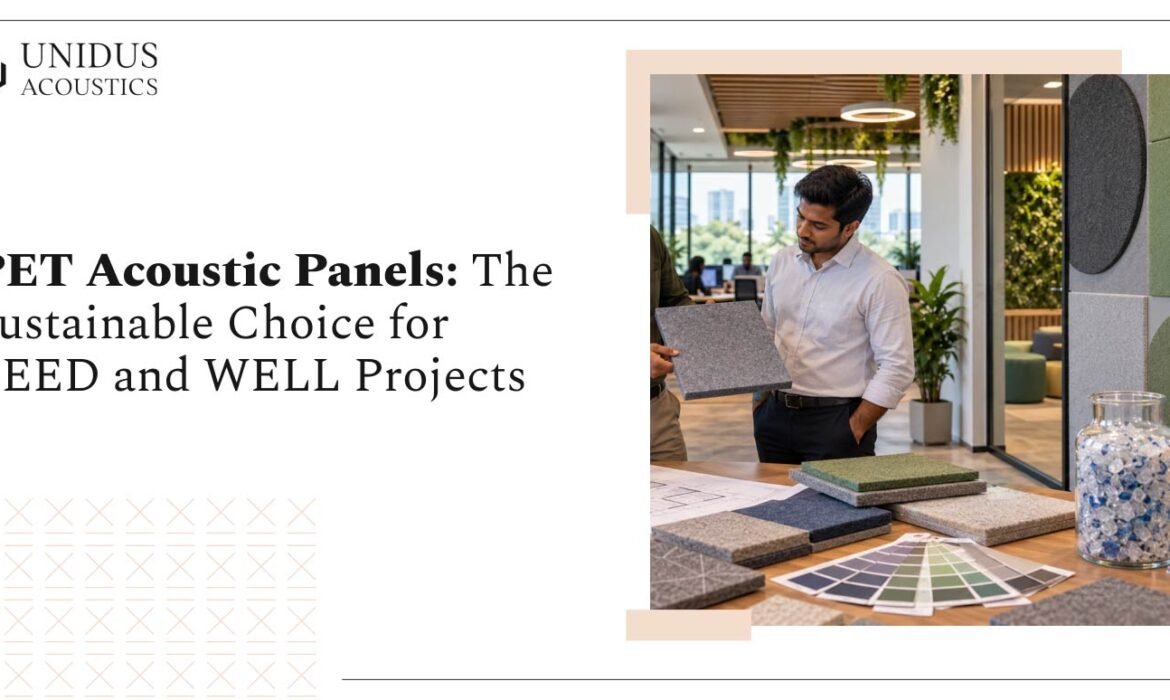PET Acoustic Panels a Sustainable Choice