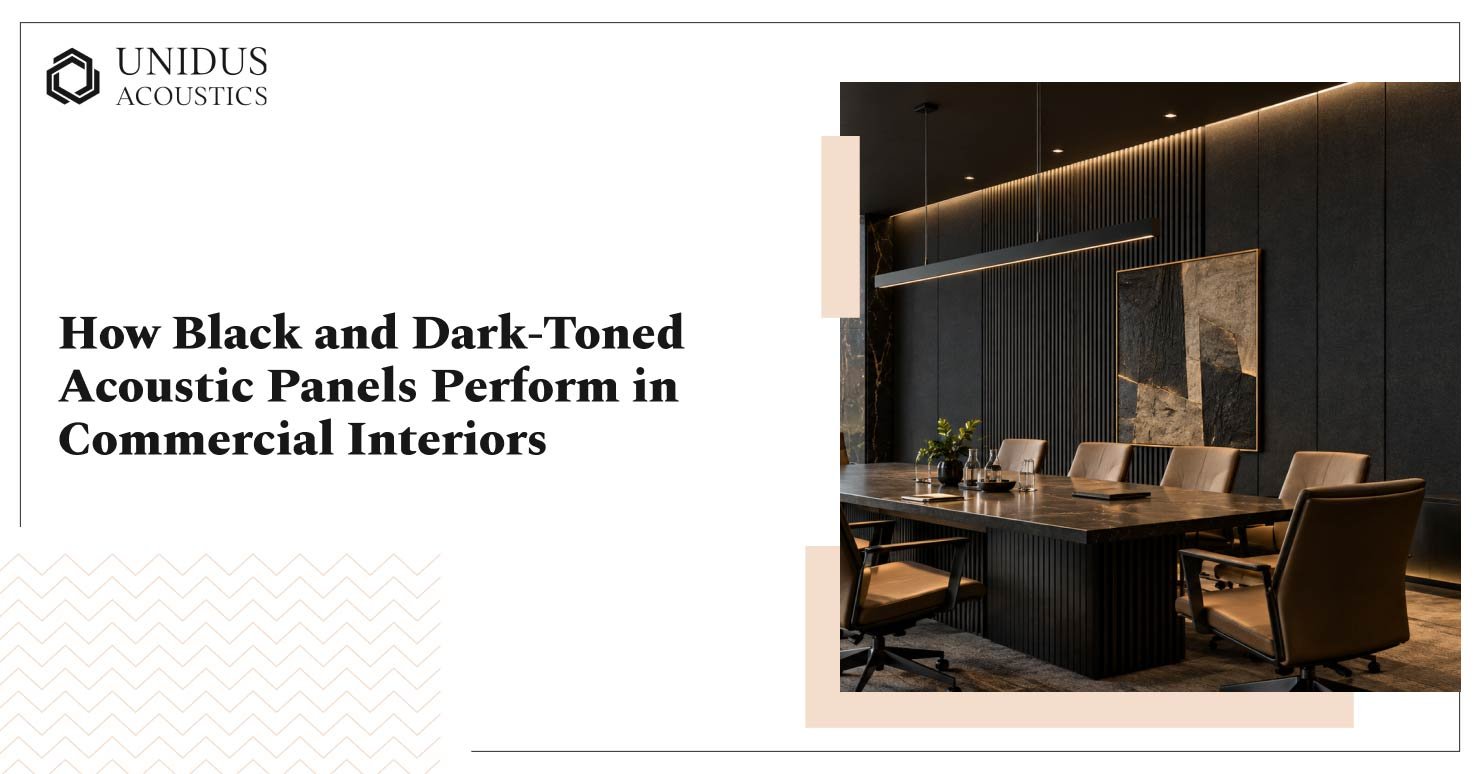 How Black and Dark-Toned Acoustic Panels Perform in Commercial Interiors 10 How Black and Dark-Toned Acoustic Panels Perform in Commercial Interiors
