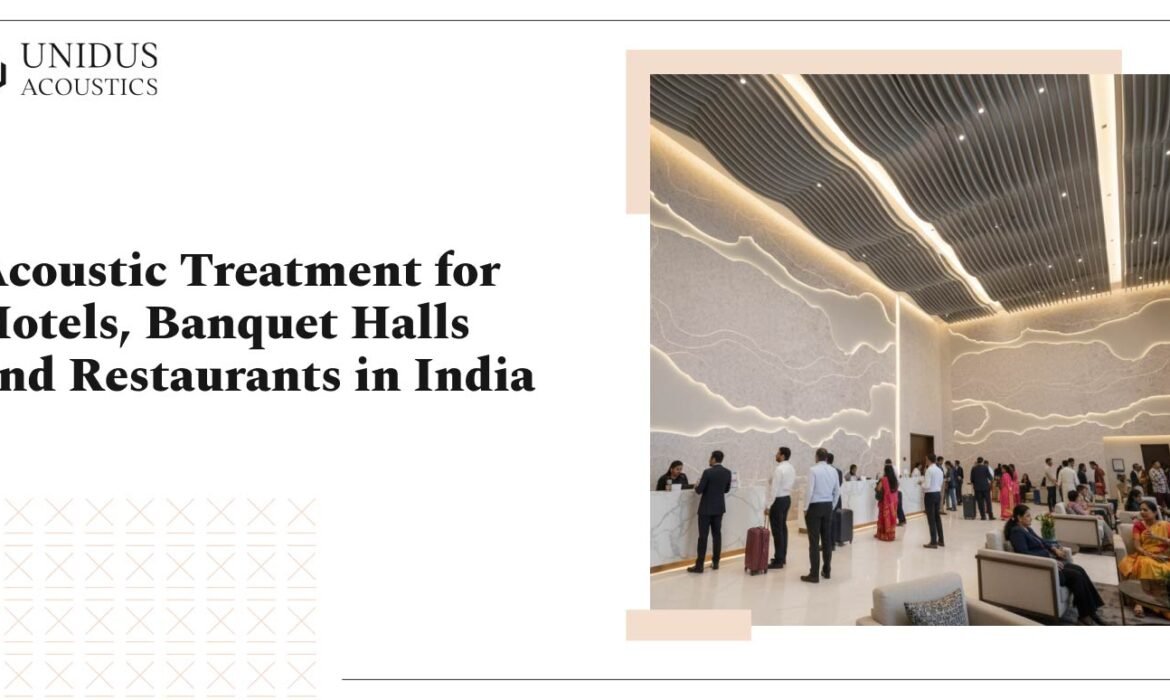 Acoustic Treatment for Hotels, Banquet Halls and Restaurants in India 1 Acoustic Treatment for Hotels & Banquet Halls